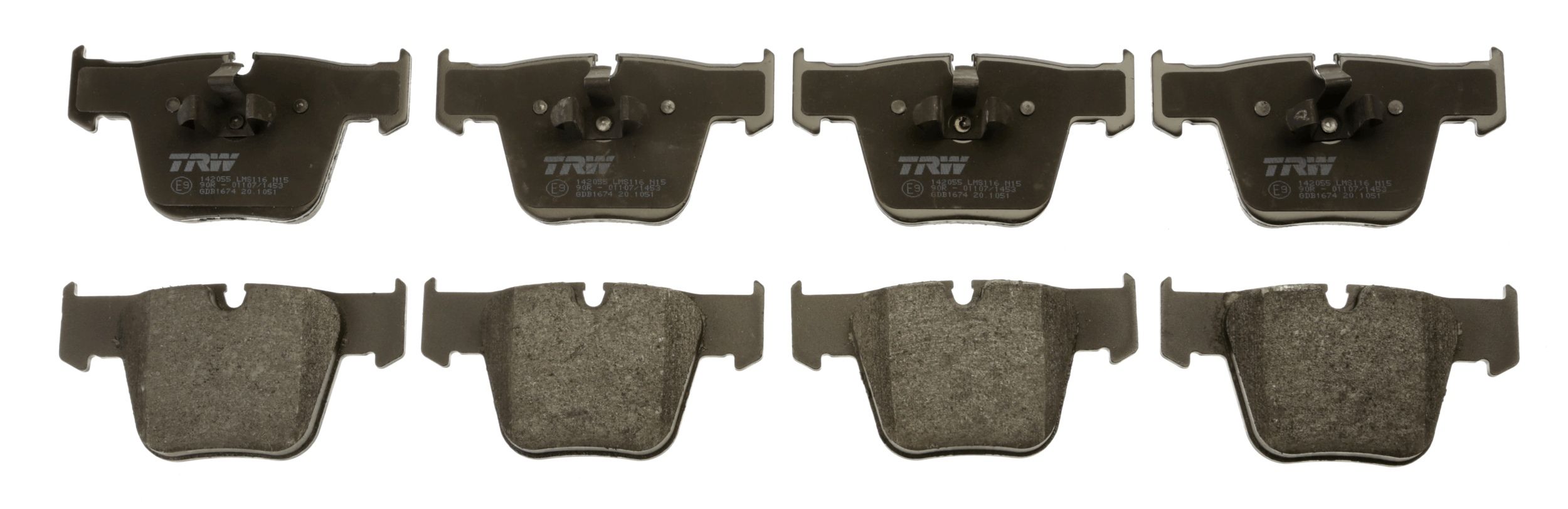 TRW DISC BRAKE PADS - TecDoc 2