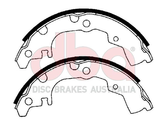 Street Series Brake Shoes [Daihatsu Charade 180mm] - TecDoc Only