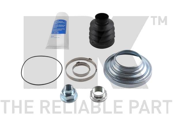 Faltenbalgsatz, Antriebswelle