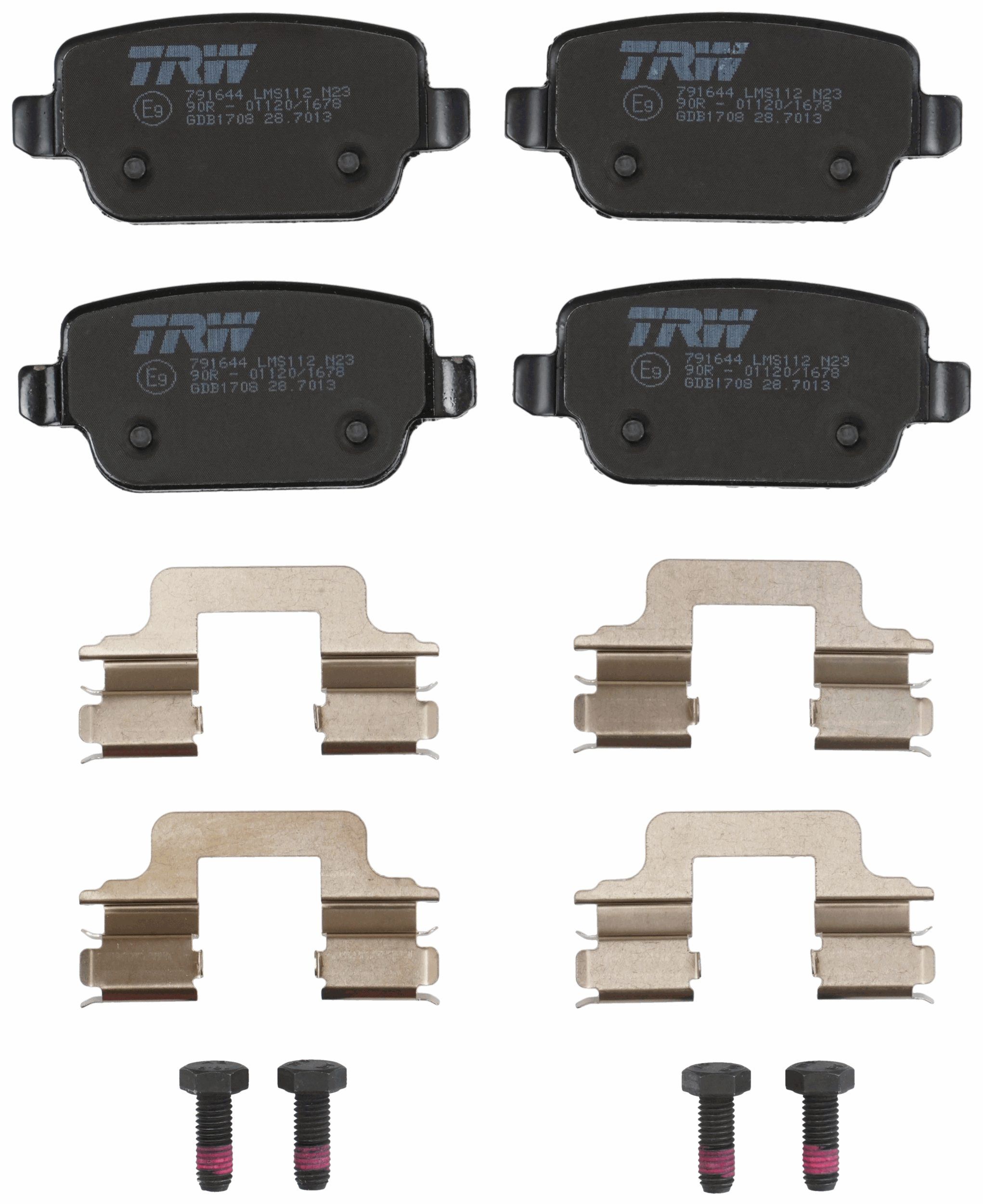 TRW DISC BRAKE PADS - TecDoc 2