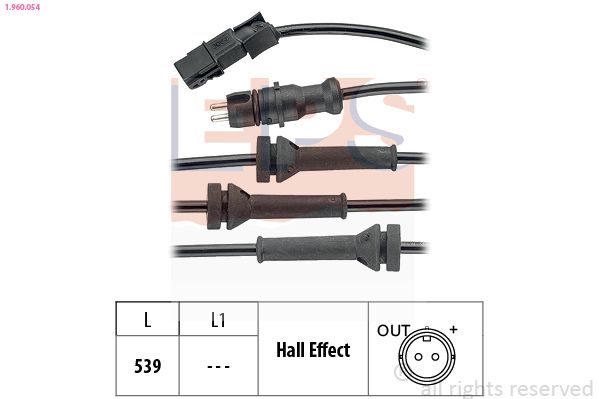 EPS 1.960.054 - Sensor, Raddrehzahl