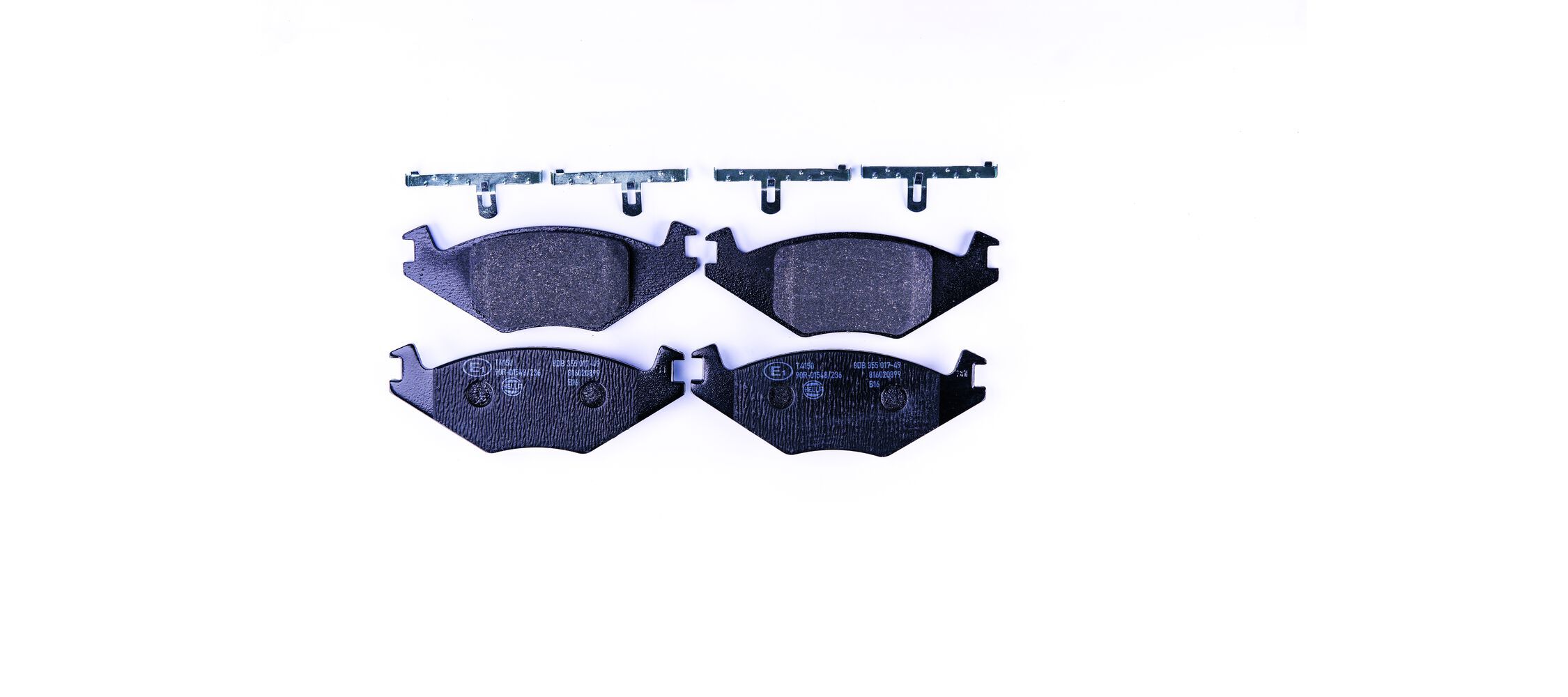 HELLA 8DB 355 017-491 - Bremsbelagsatz, Scheibenbremse