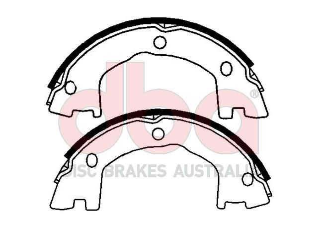 Street Series Brake Shoes [Iveco Parking Brake 170mm] - TecDoc Only