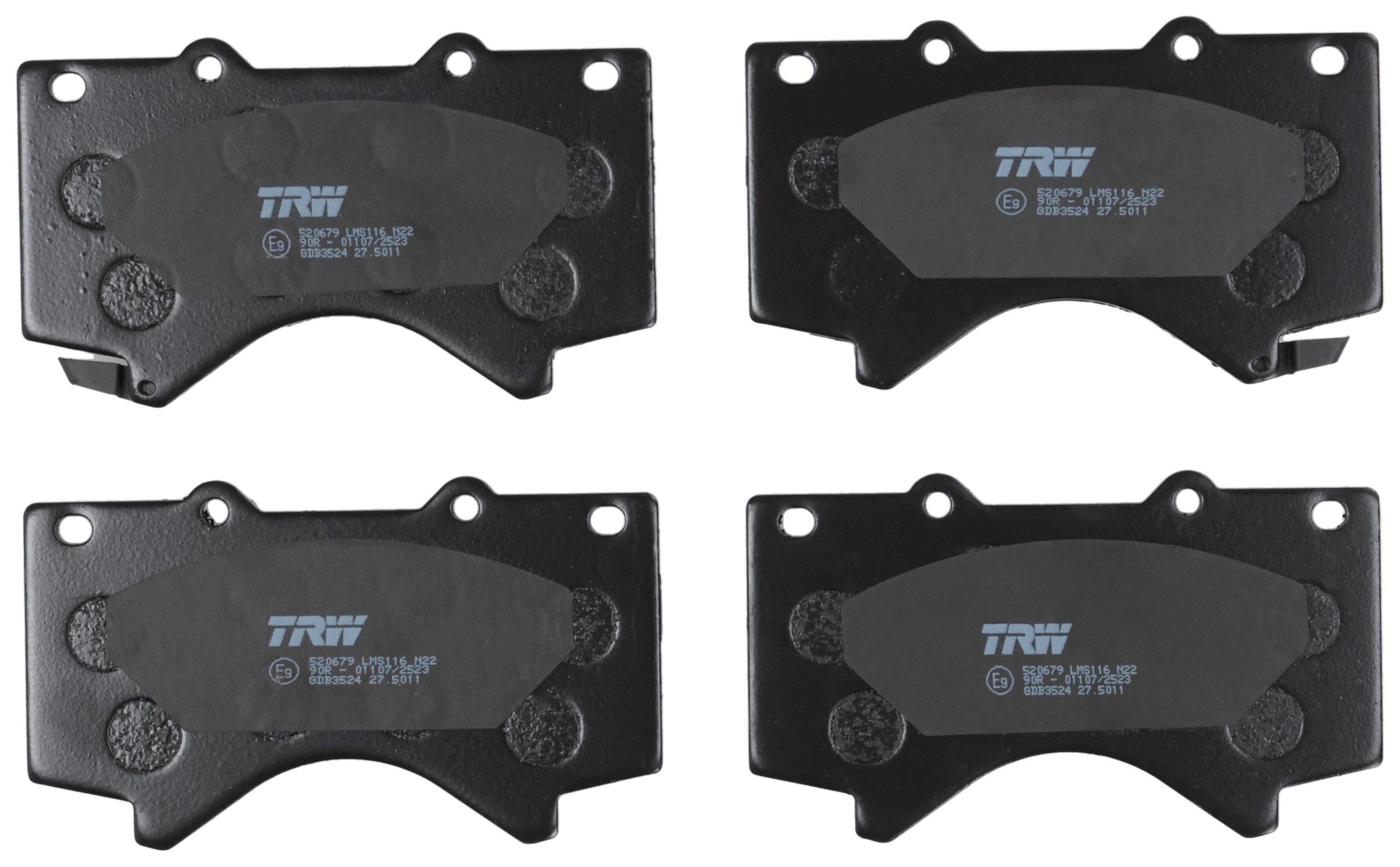 TRW DISC BRAKE PADS - TecDoc 2