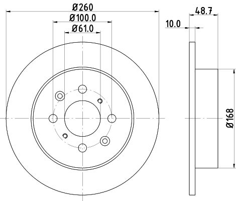 Brake Disc 8DD 355 110-331