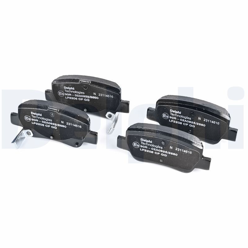 Brake Pad Set, disc brake LP2206