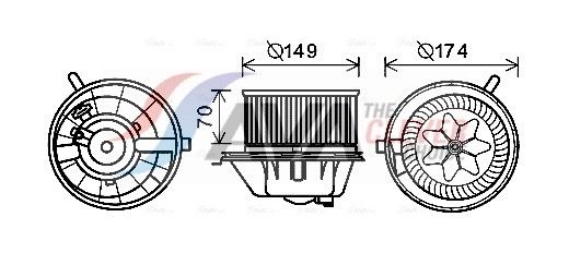 AVA QUALITY COOLING VN8342 - Innenraumgebl&auml;se