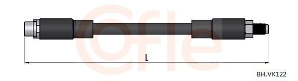 92.BH.VK122 COFLE fékcső