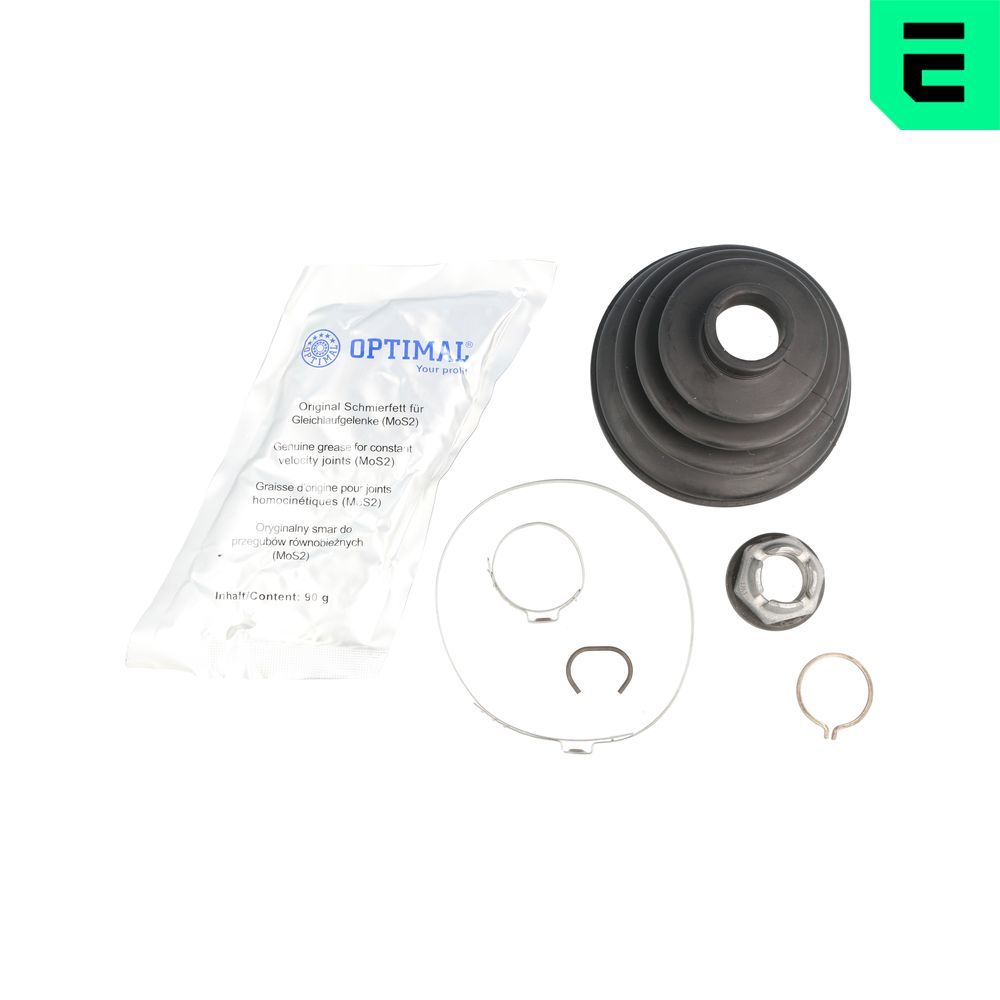 Faltenbalgsatz, Antriebswelle