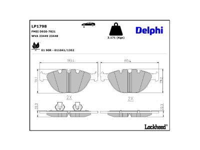 Bremsbelagsatz, Scheibenbremse