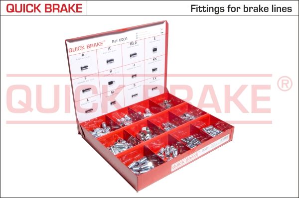 QUICK BRAKE 0001 Assortment, fittings