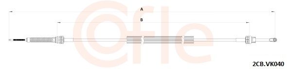 COFLE 92.2CB.VK040 - Seilzug, Schaltgetriebe