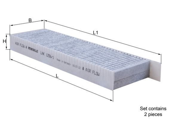 KNECHT LAK 1256/1/S - Filter, Innenraumluft