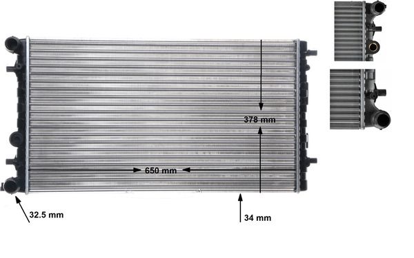 Radiador, refrigeración del motor