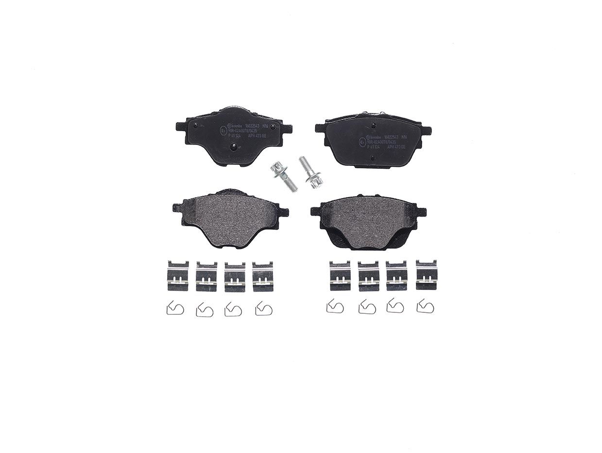 Brembo P 61 124 Bremsbelagsatz, Scheibenbremse