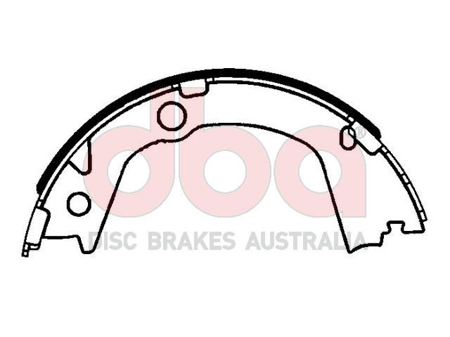 Street Series Brake Shoes [SsanYong Parking Brake 170mm] - TecDoc Only