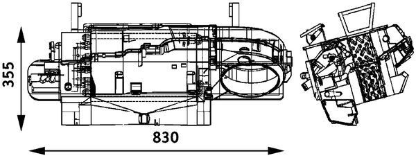 Radiador de calefacción, calefacción interior