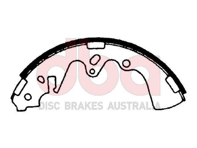 Street Series Brake Shoes [Mazda 626/929 228.6mm] - TecDoc Only