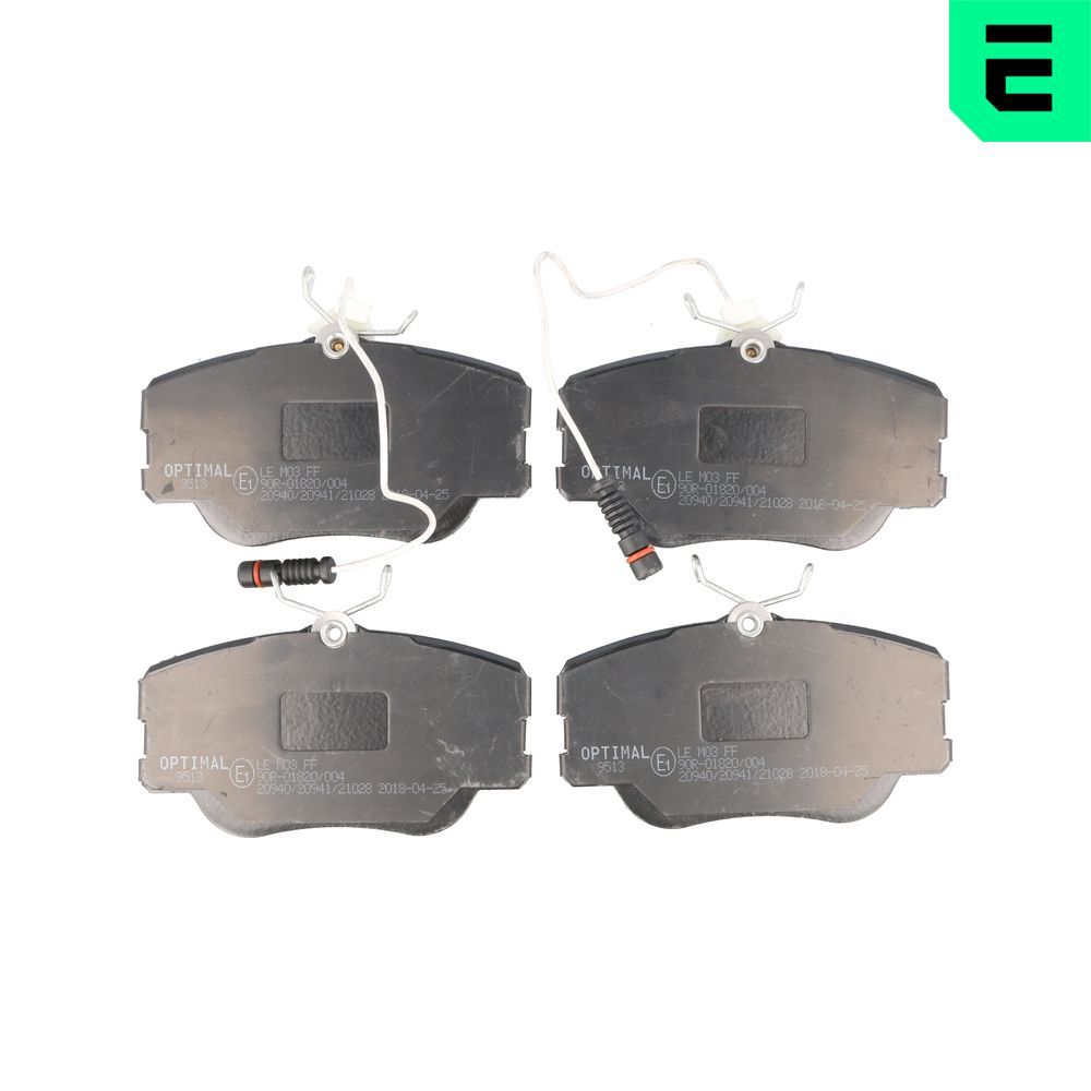 OPTIMAL BP-09513 - Bremsbelagsatz, Scheibenbremse