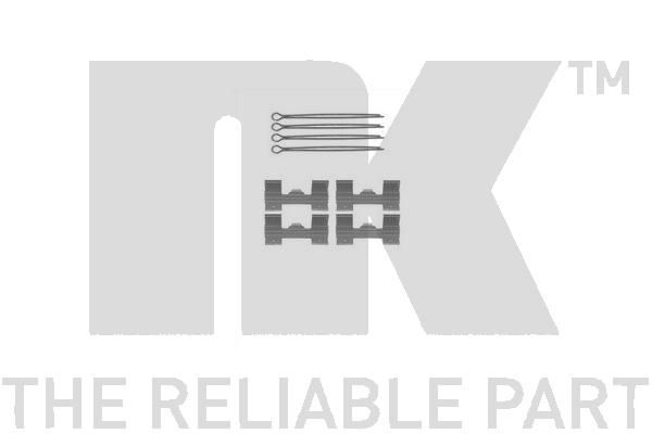 Zubehörsatz, Scheibenbremsbelag