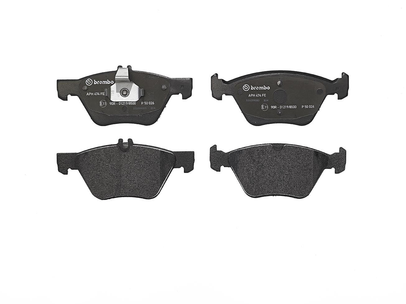 BREMBO P 50 026 - Bremsbelagsatz, Scheibenbremse PRIME LINE
