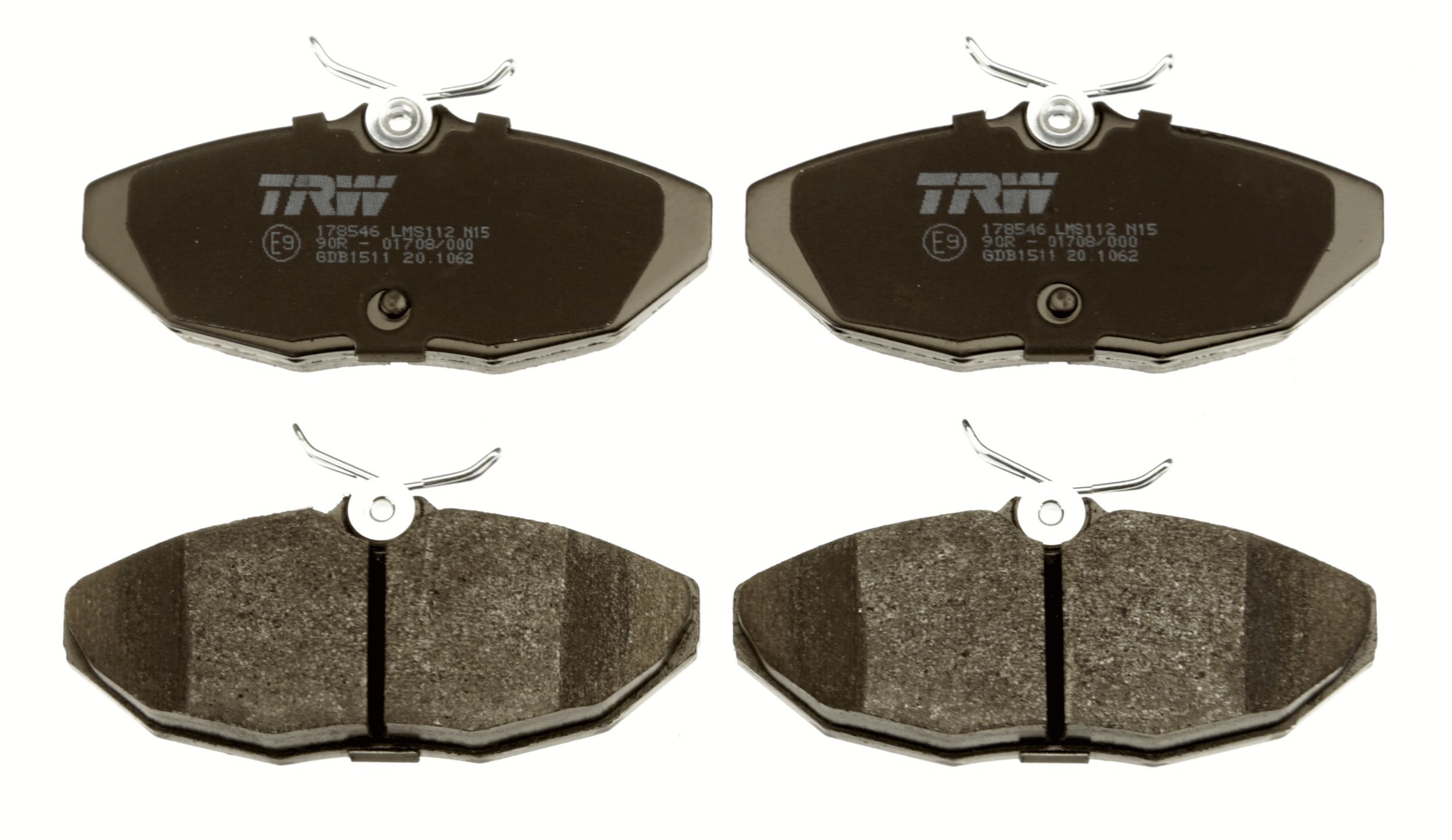 TRW DISC BRAKE PADS - TecDoc 2