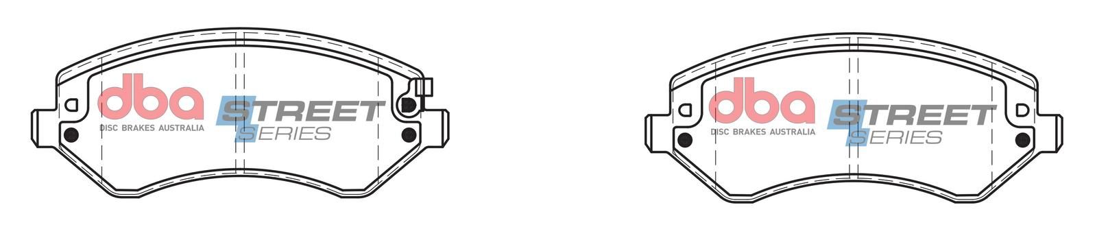 DBA SS STREET SERIES BRAKE PADS [ Jeep 2001-2008 F ] - TecDoc Only