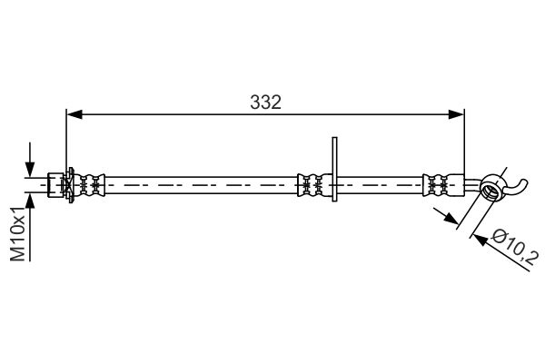 Brake Hose 1 987 481 655