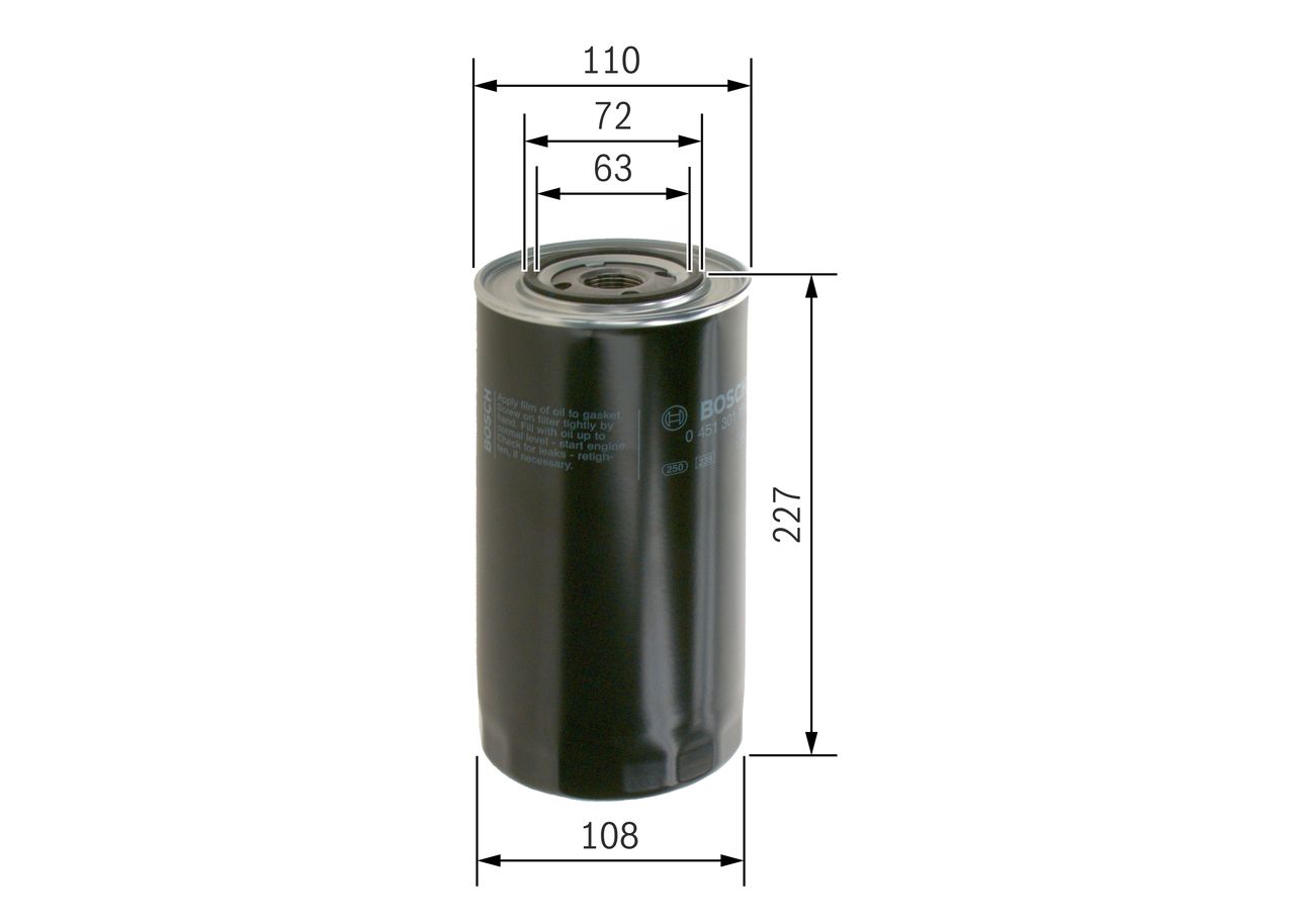 Oil Filter 0 451 301 156