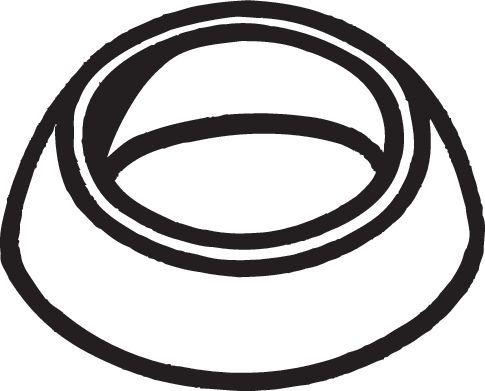 Gasket, exhaust pipe 256-314