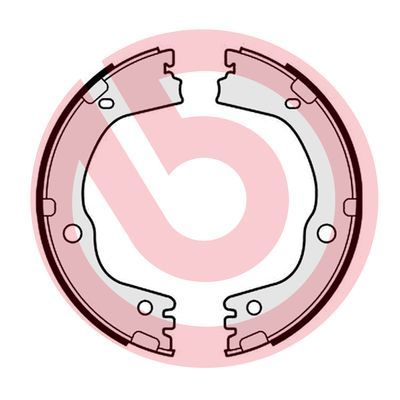 BREMBO S 30 543 - Bremsbackensatz, Feststellbremse ESSENTIAL LINE