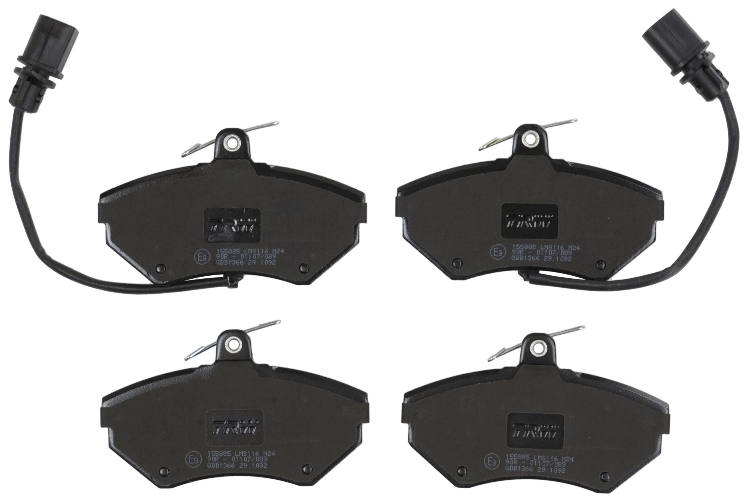 TRW DISC BRAKE PADS - TecDoc 2