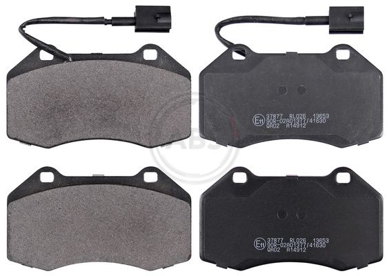 Brake Pad Set, disc brake 37877