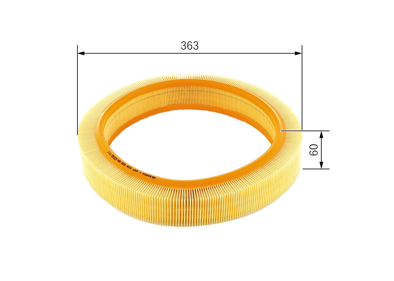 BOSCH 1 457 429 992 - Luftfilter