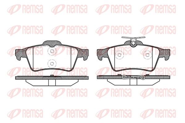 Premium Rear Brake Pad Set Premium Rear Brake Pad Set