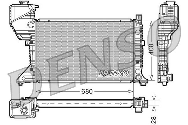 Radiador, refrigeración del motor