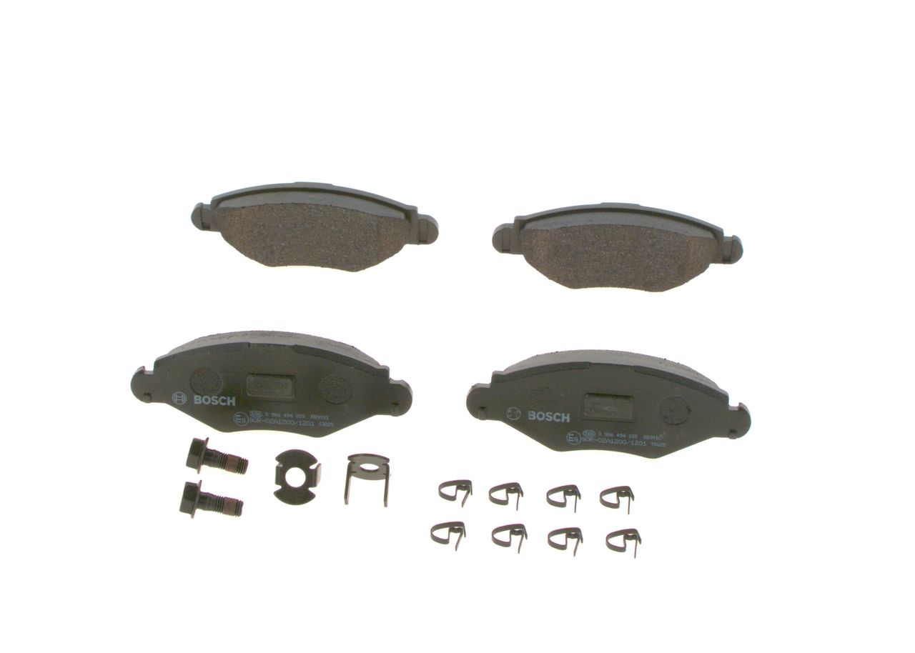 Brake Pad Set, disc brake 0 986 494 039