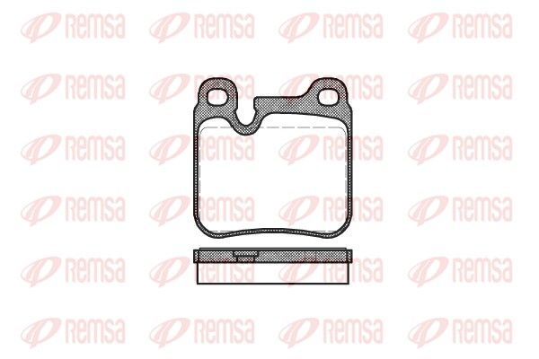 Brake Pad Set, disc brake 0374.00