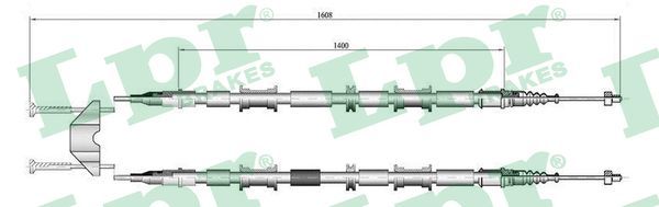 Cable Pull, parking brake C0654B