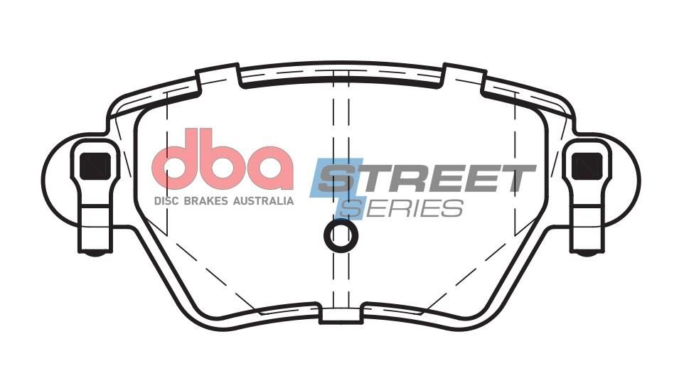 DBA SS STREET SERIES BRAKE PADS [ Ford/Jaguar & Renault 2000-2014 R ] - TecDoc Only