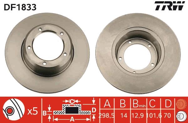 PAIRE DE DISQUES  9900