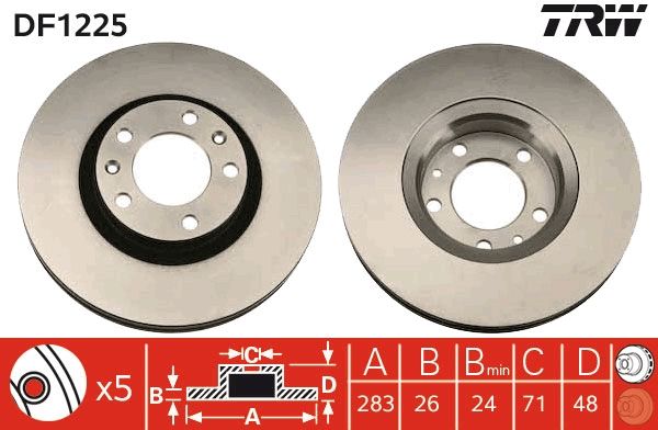 Brake Disc DF1225