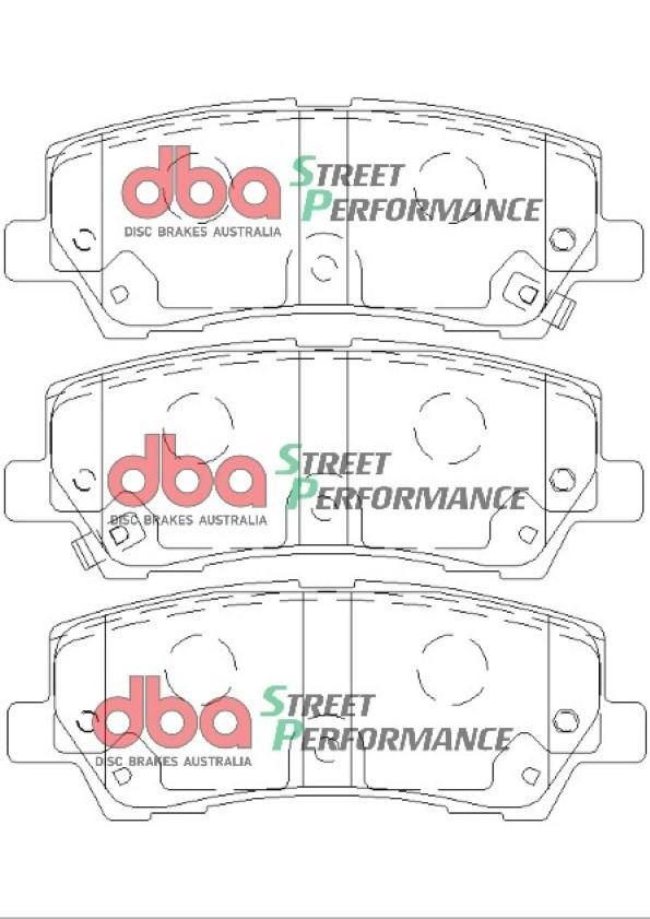 DBA SP PERFORMANCE BRAKE PADS [ Ford Mustang 2015 Single Piston R ] - TecDoc Only