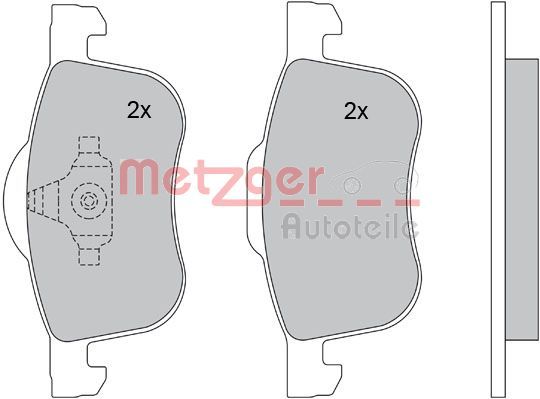 Brake Pad Set, disc brake 1170013