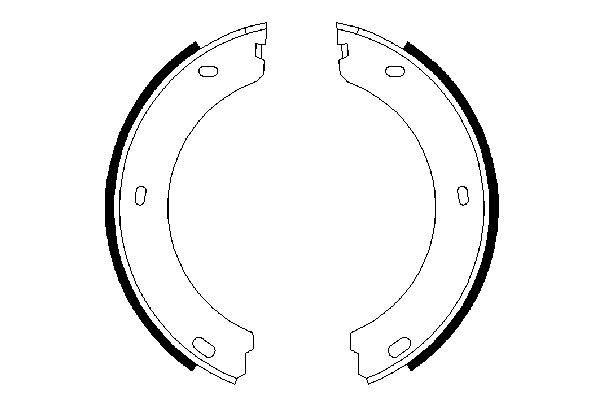 Bremsbackensatz, Feststellbremse
