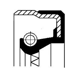 CORTECO 01036481B Shaft Seal, differential