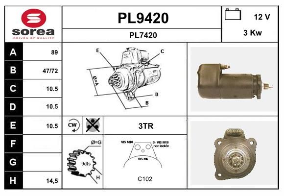 DEMARREUR PL -