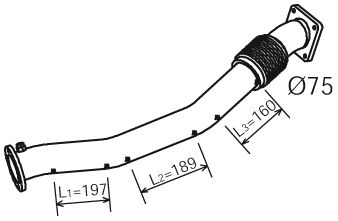 Abgasrohr