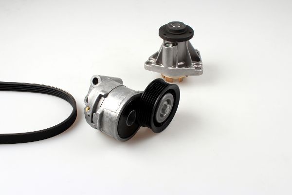 Water Pump + V-Ribbed Belt Kit PK03200