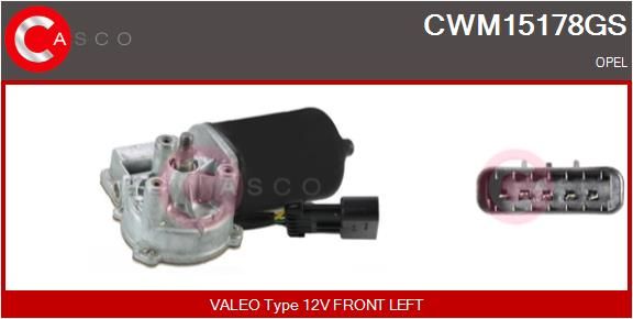 CWM15178GS CASCO Genuine törlőmotor